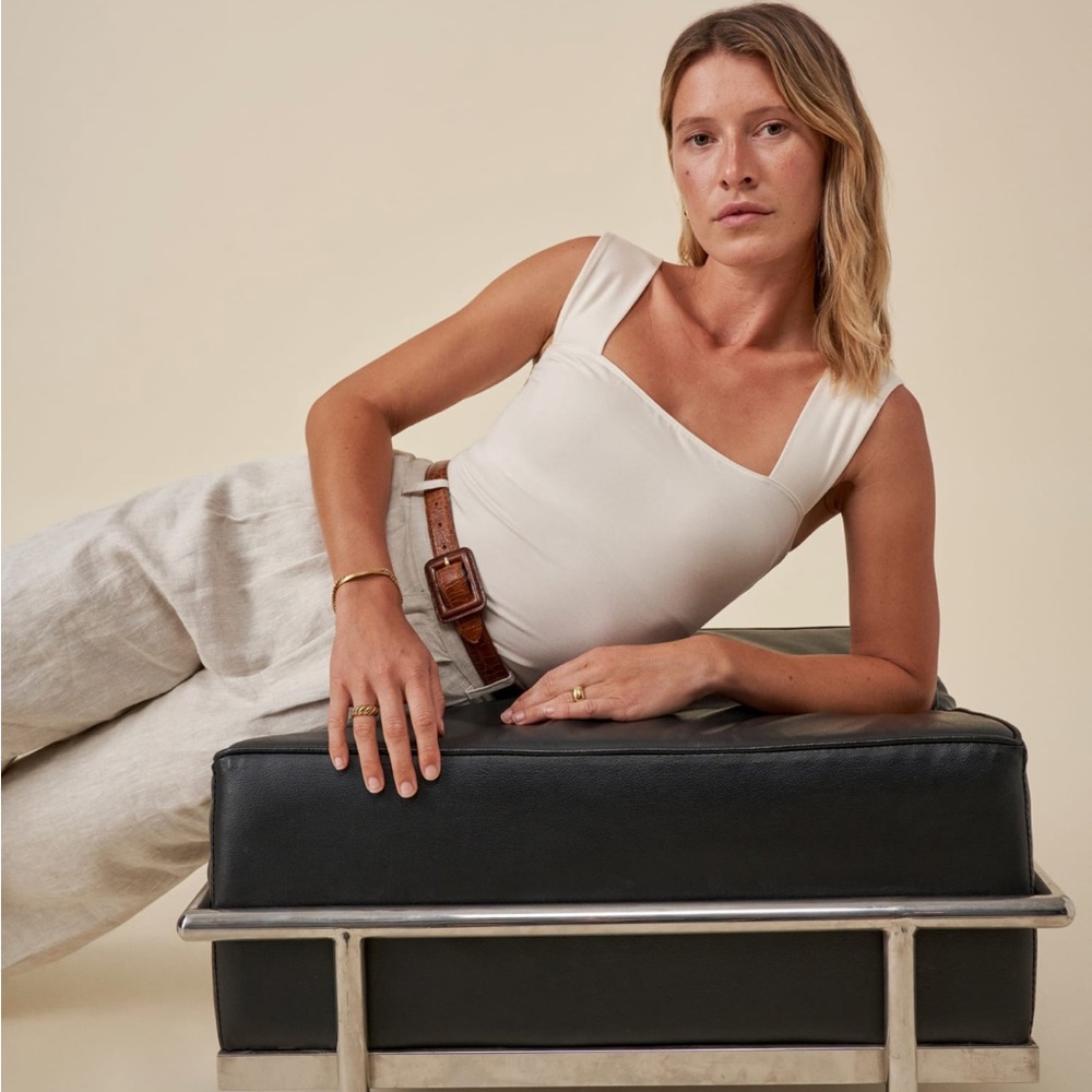 Reformation clarke knit tank top